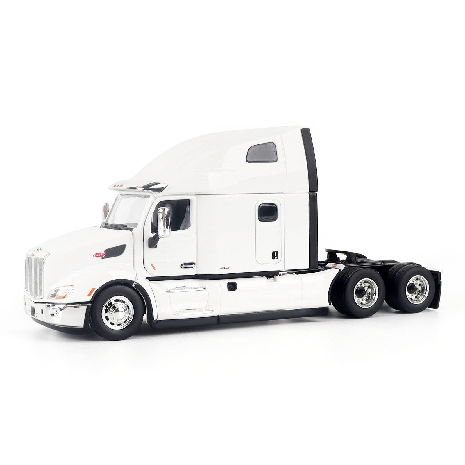Alt View 1. Diecast Masters - Peterbilt 579 Ultraloft Tandem Tractor White w/Great Dane Champion 53ft Dry Cargo Trailer 1/50 Model by Diecast Masters.