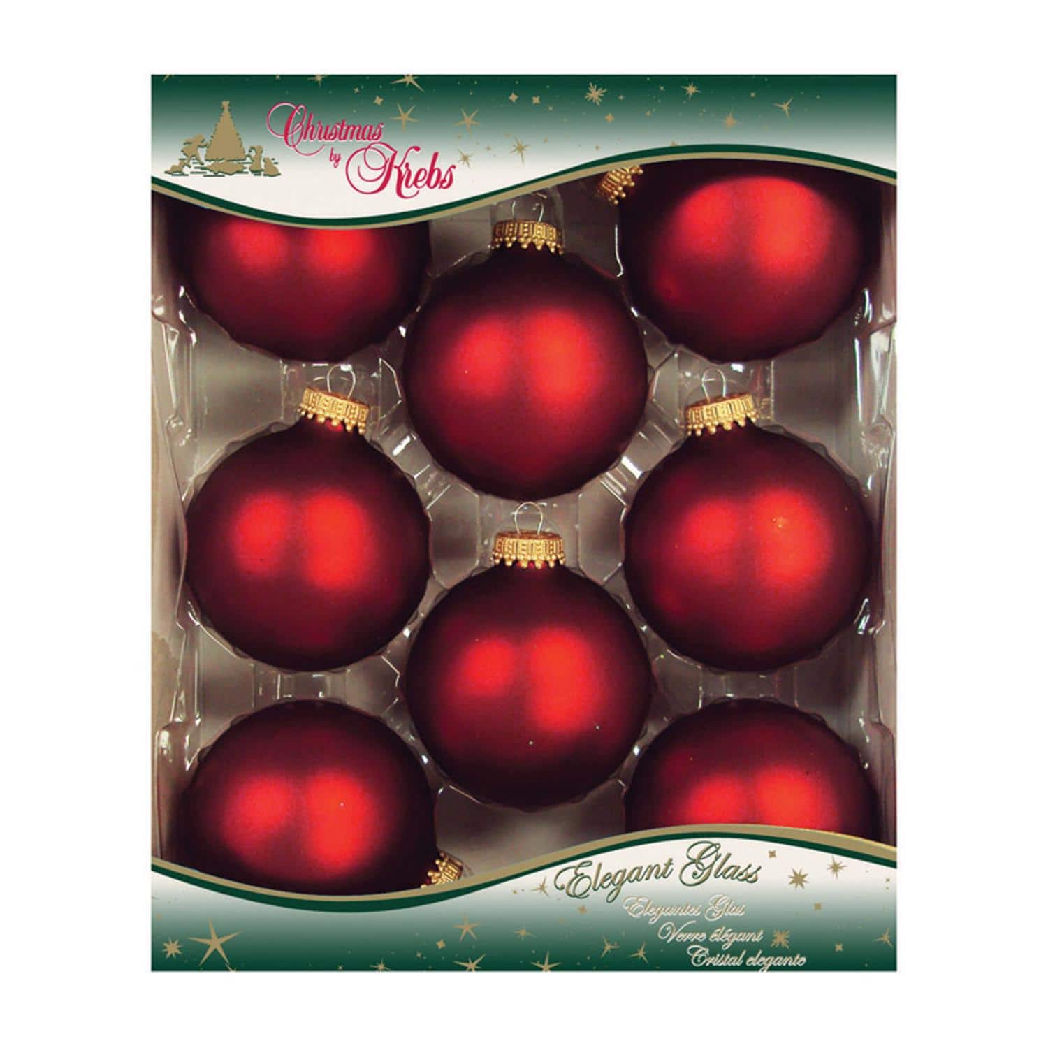 Christmas by Krebs Velvet Ball Ornament (Case of 12) - Red price history on PriceWatchPro