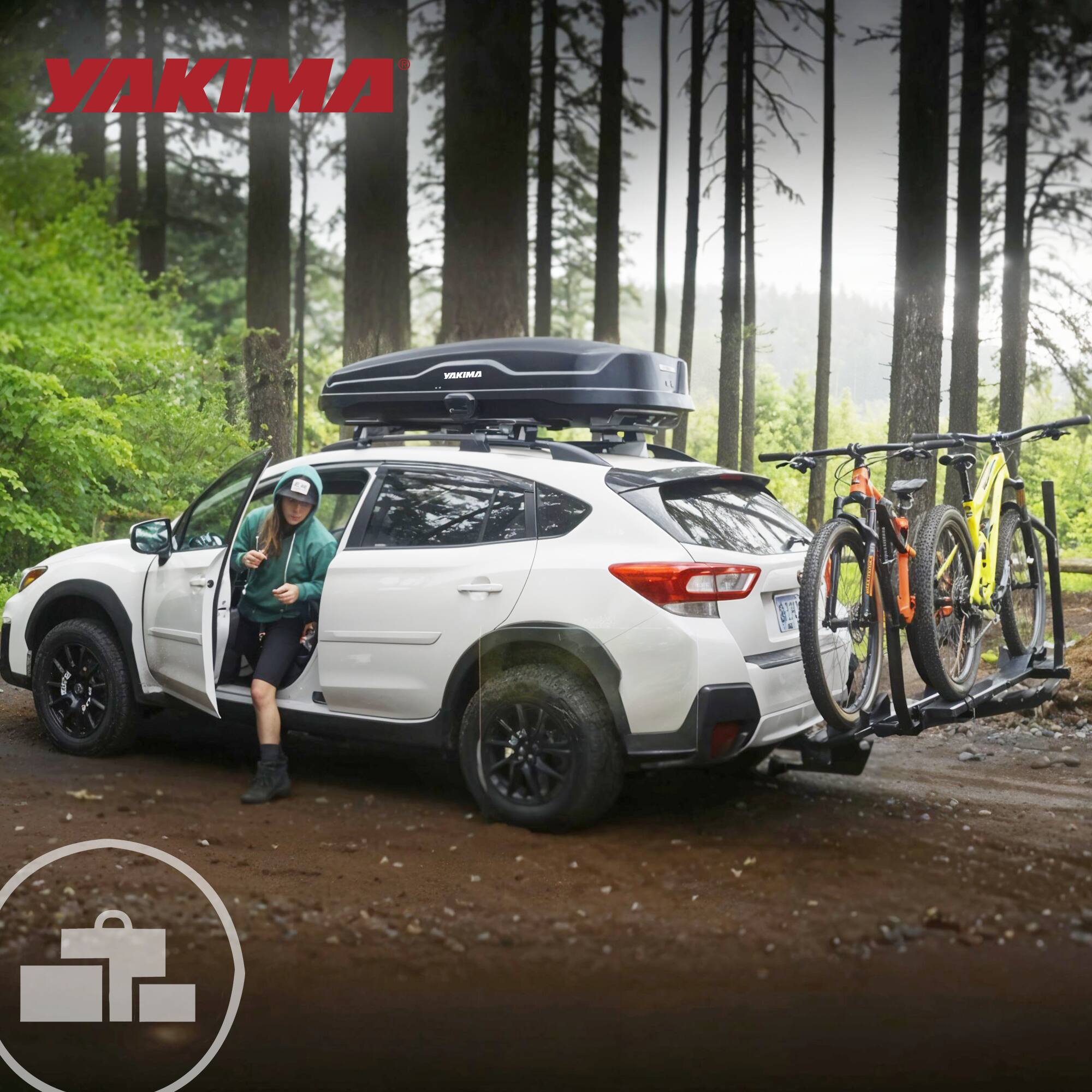 Alt View 5. Yakima - Yakima NX 16 Vehicle Rooftop Cargo Carrier Box, Fits StreamLine CrossbarsBlack - Black.