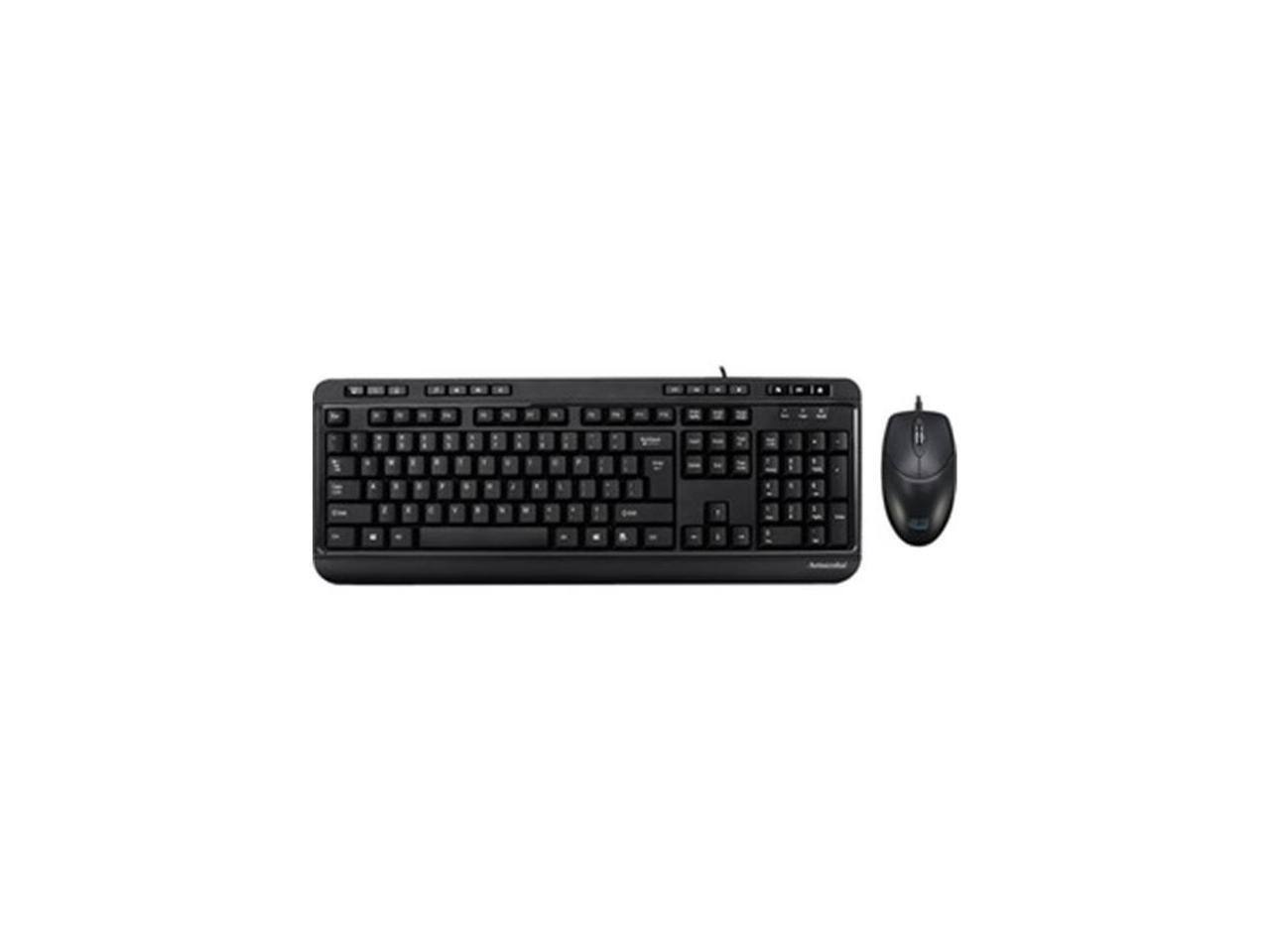 Alt View 1. Adesso - Adesso Akb-132Cb - Antimicrobial Multimedia Desktop Keyboard And Mouse - Black.