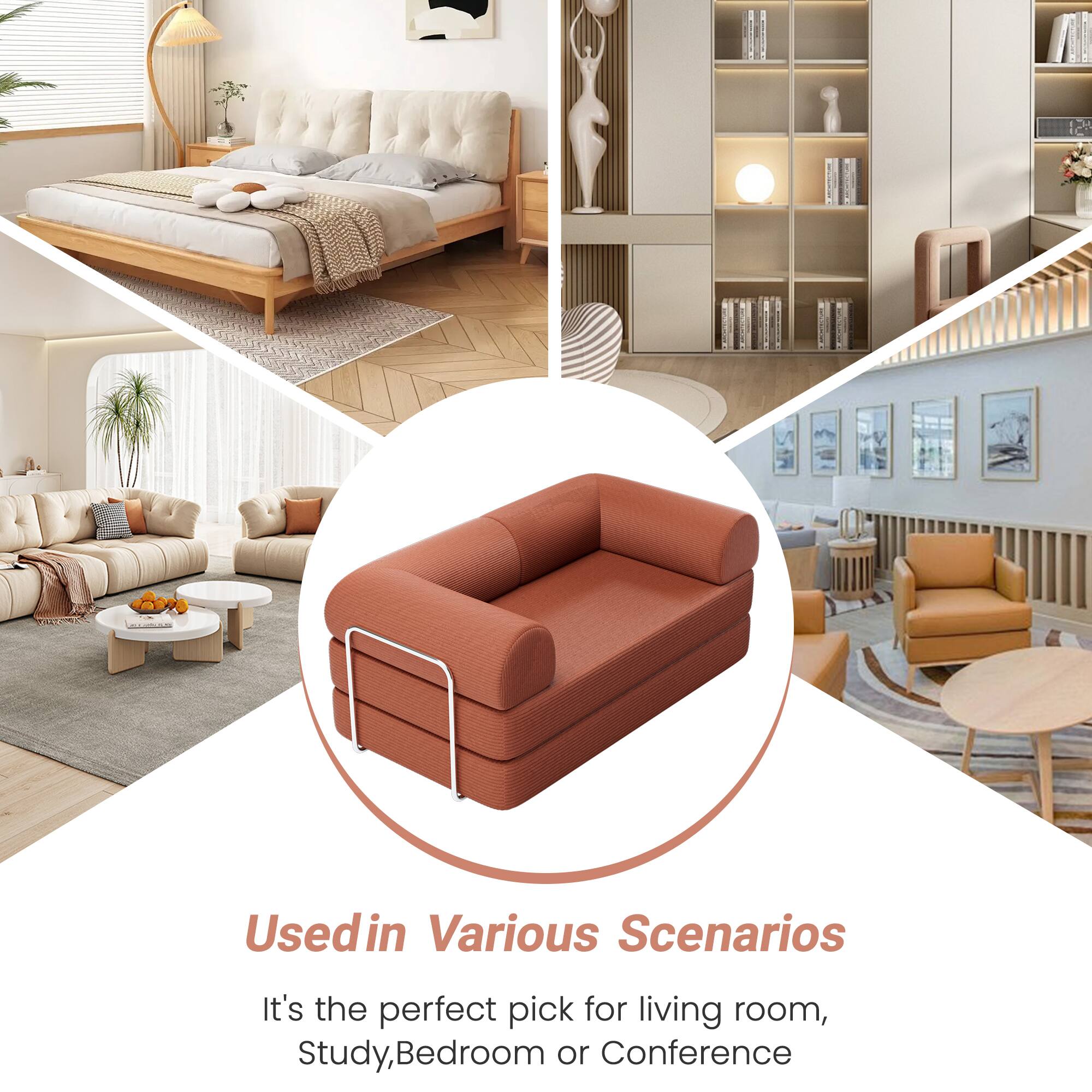 Used in Various Scenarios

It's the perfect pick for living room, Study, Bedroom or Conference