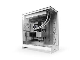 NZXT - H9 Flow (2025) CM-H92FW-01 Large Dual-Chamber ATX Mid-Tower - White - White