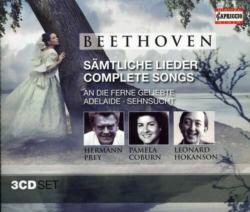 BEETHOVEN  
SÄMTLICHE LIEDER  
COMPLETE SONGS  
AN DIE FERNE GELIEBTE  
ADELAIDE - SEHNSUCHT  

HERMANN PREY  
PAMELA COBURN  
LEONARD HOKANSON  

3CD SET
