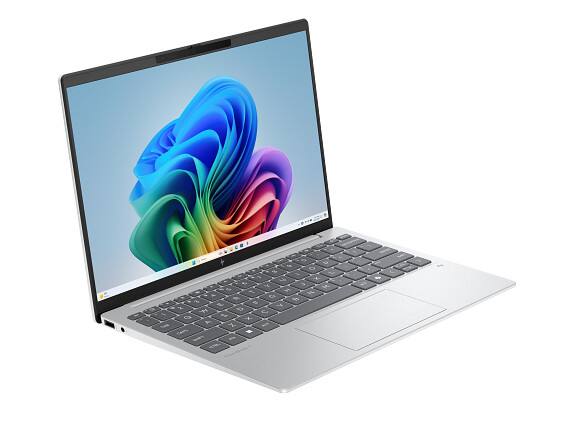 Alt View 2. HP - HP OmniBook 7 Laptop Computer 13.3" 2K AMD Ryzen AI 7 16 GB memory;1 TB SSD - Glacier silver aluminum.