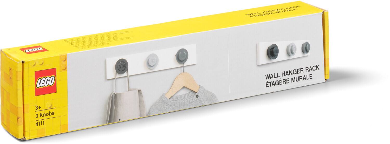 LEGO  
3+  
3 Knobs  
4111  

WALL HANGER RACK  
ÉTAGÈRE MURALE