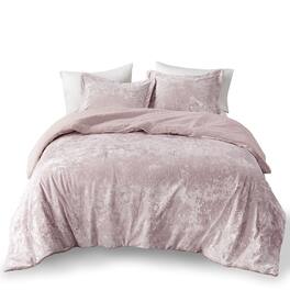 Gracie Mills - Graciela Luxe Crushed Velvet Reversible Comforter Set - Lavender
