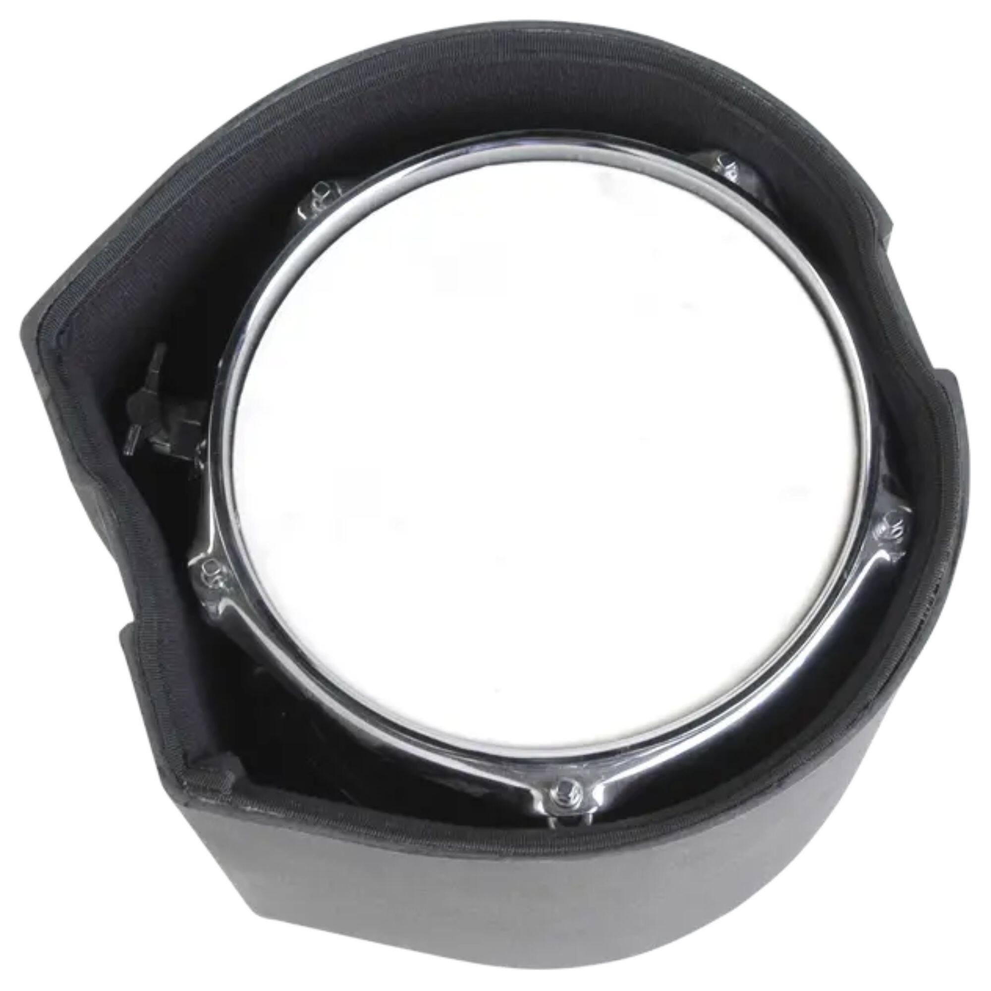 Alt View 6. SKB - SKB 8" x 8" Tom Case with Padded Interior and D-Shaped Drum Design, Black - Black.