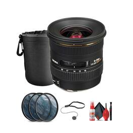 Bundle - Sigma - 10-20mm f/4-5.6 EX DC J Autofocus Lens for Pentax Digital Cameras - Black