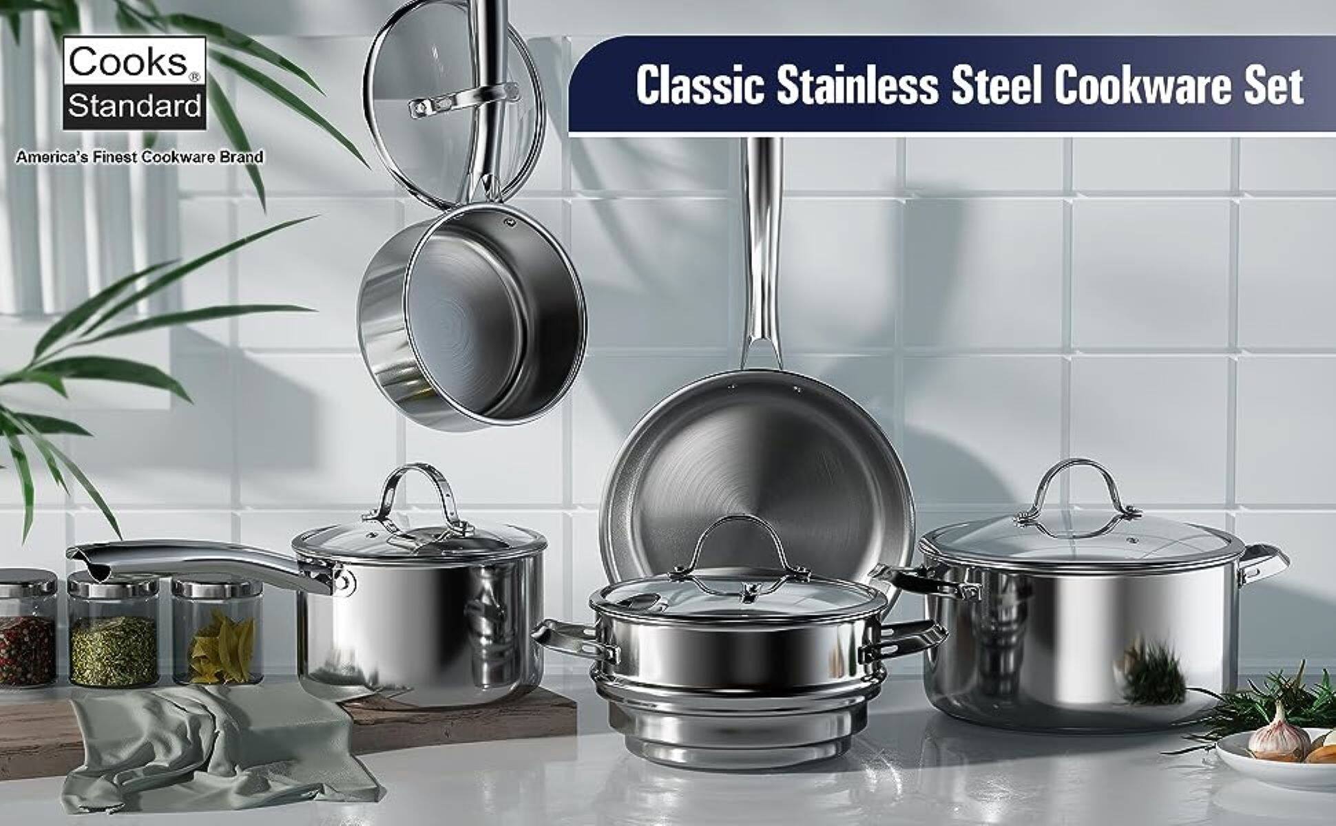 Cooks Standard  
Classic Stainless Steel Cookware Set  
America's Finest Cookware Brand