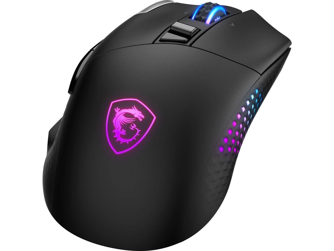 Alt View 4. MSI - MSI Versa Pro RGB Wireless Gaming Mouse - RGB.