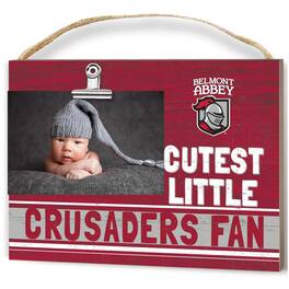 Jardine - Belmont Abbey Crusaders 8'' x 10'' Cutest Little Weathered Logo Clip Photo Frame - Red