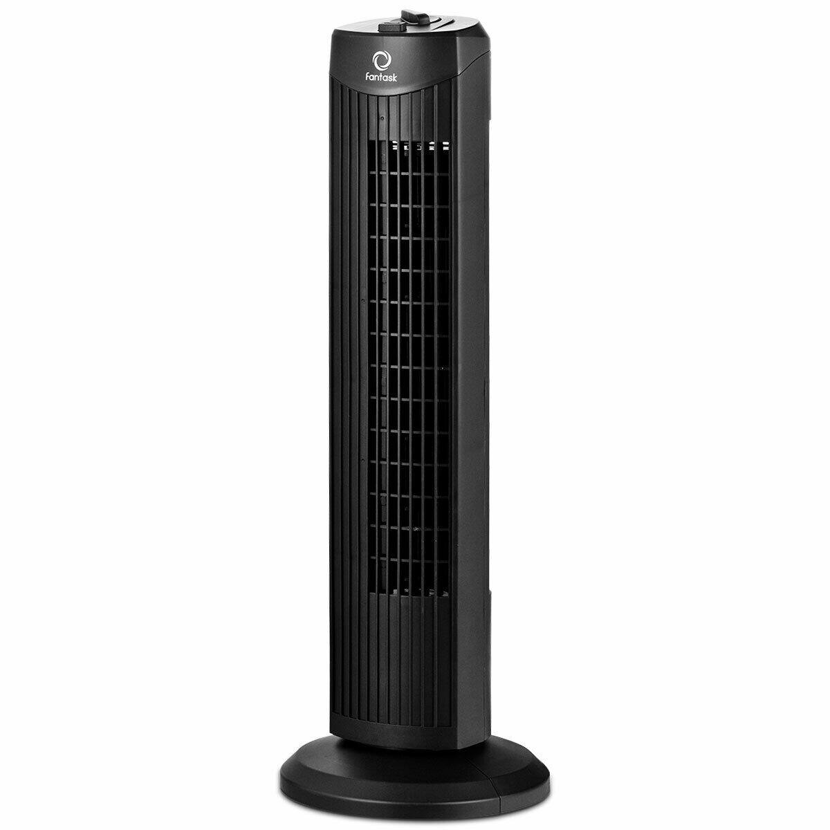 Alt View 2. Gymax - Gymax 28'' Portable Oscillating Tower Fan w/ 3 Speed Low Noise Home Office Black - Black.
