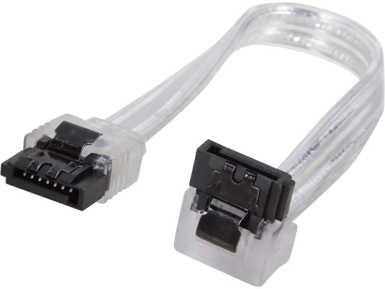 "Nippon Labs - SATA3L0.5FT-90/180SL 6"" SATA III Male to Male Latching Cable(Flat to Right Angle), Silver" price history on PriceWatchPro