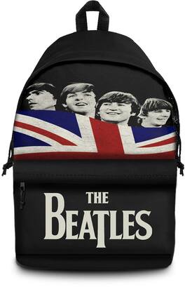 PopMarket - The Beatles - Rocksax - The Beatles - Let It Be Flag Logo - Daypack with Laptop Pocket (Black) - Multicolor