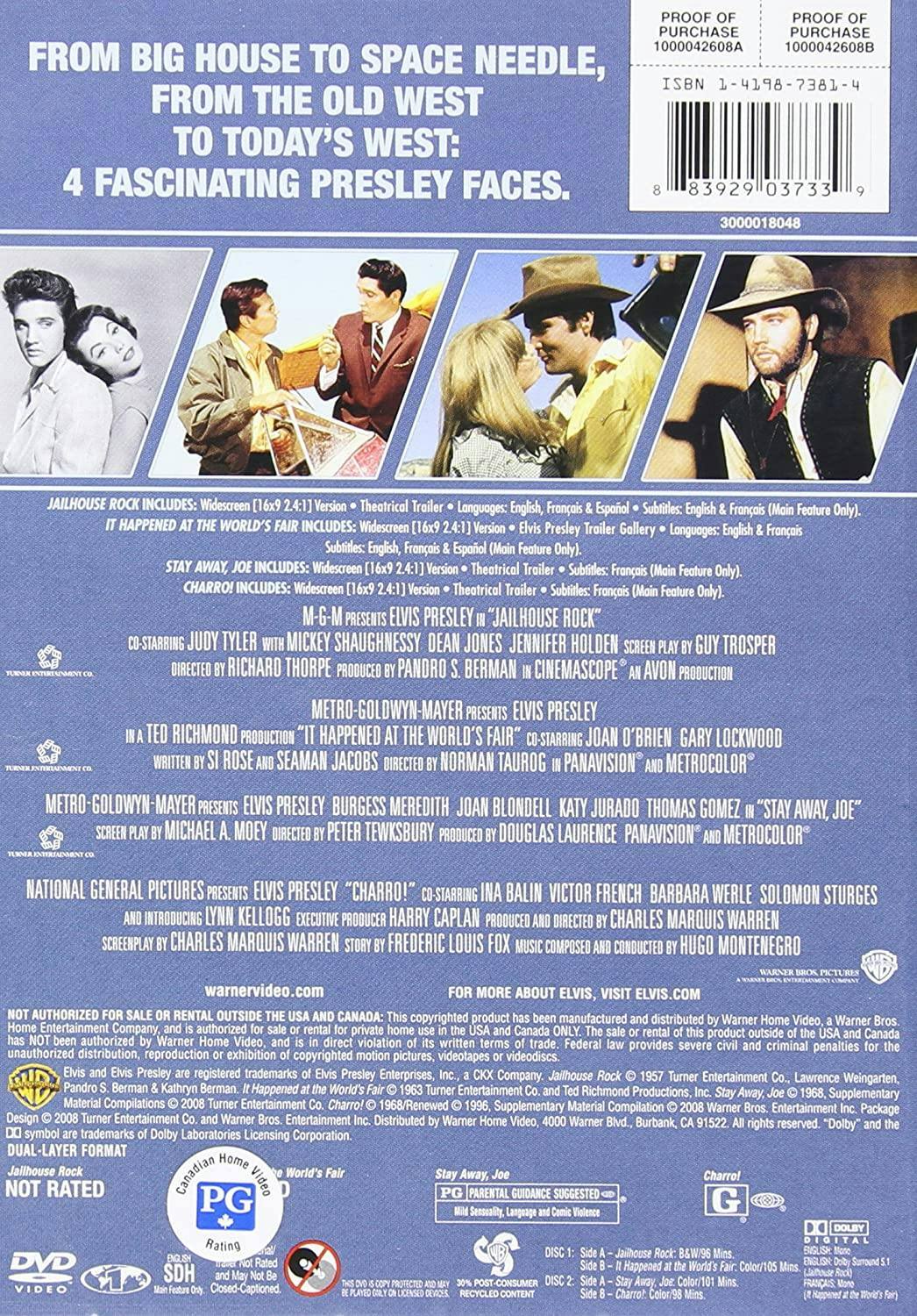 Angle. 4 Film Favorites: Elvis Presley Classics (Box Set) [DVD].