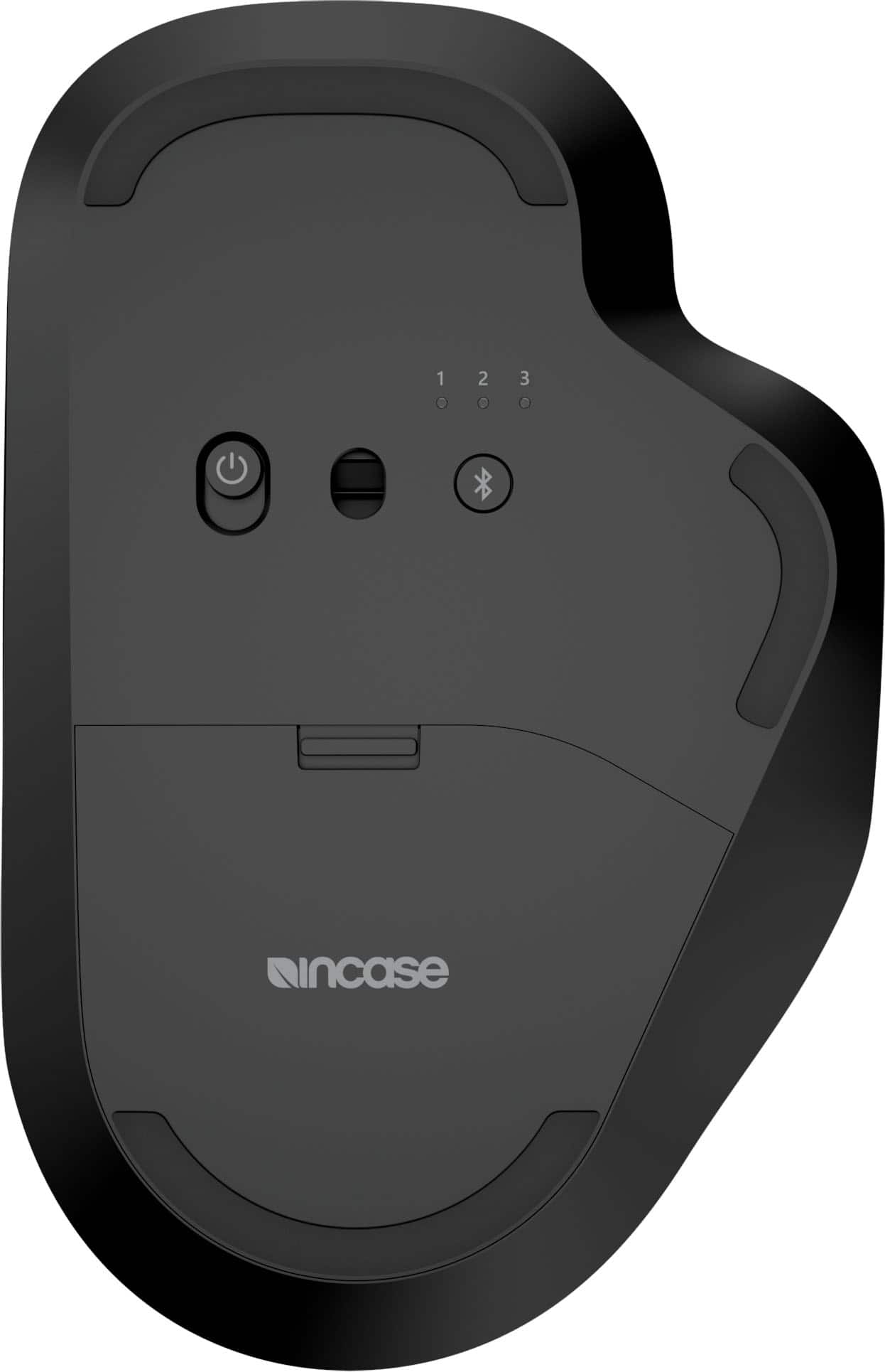 Left. Incase - Bluetooth Ergonomic Mouse Designed by Microsoft - Black.