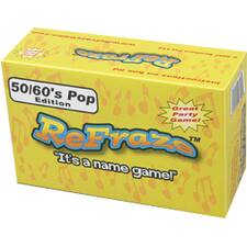 50/60's Pop Edition Great Party Game! ReFrazo "It's a name game!