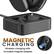 Left. Ultra Supply Co - Wireless Charging Dock for AirPods Max - Space Gray.
