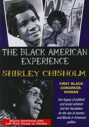 Shirley Chisholm First African American Congresswoman  - DVD