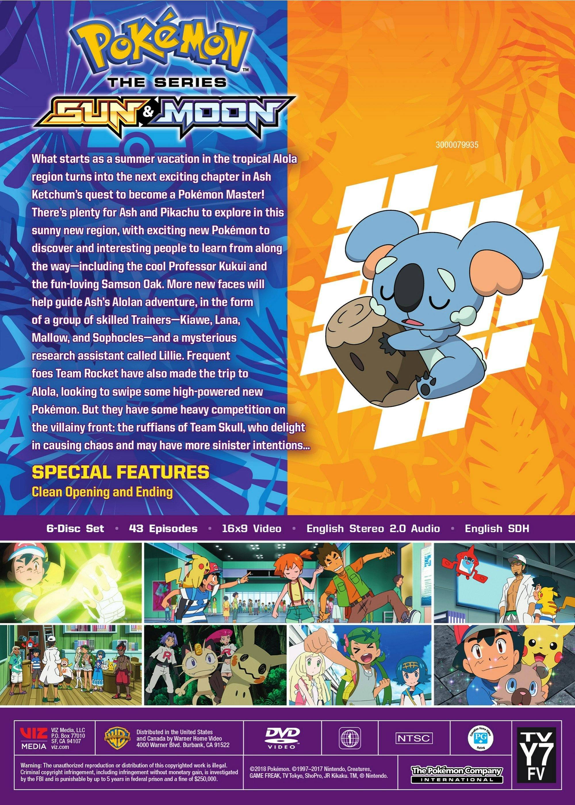Angle. Pokémon: Sun and Moon - Complete Collection (Box Set) [DVD].