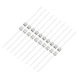 Unique Bargains - 6.3A 250V Glass Fuse 3.6 x10mm Fast Blow Fuse with Lead for Home Appliances 10pcs