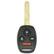 Back. Car Keys Express - Car Keys Express Honda Simple Key - 4 Button Remote and Key Combo with Trunk and programming device - Black.
