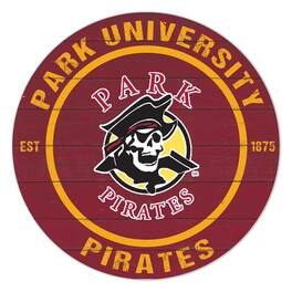 Jardine - Park Pirates 20'' x 20'' Indoor/Outdoor Team Color Circle Sign - Red