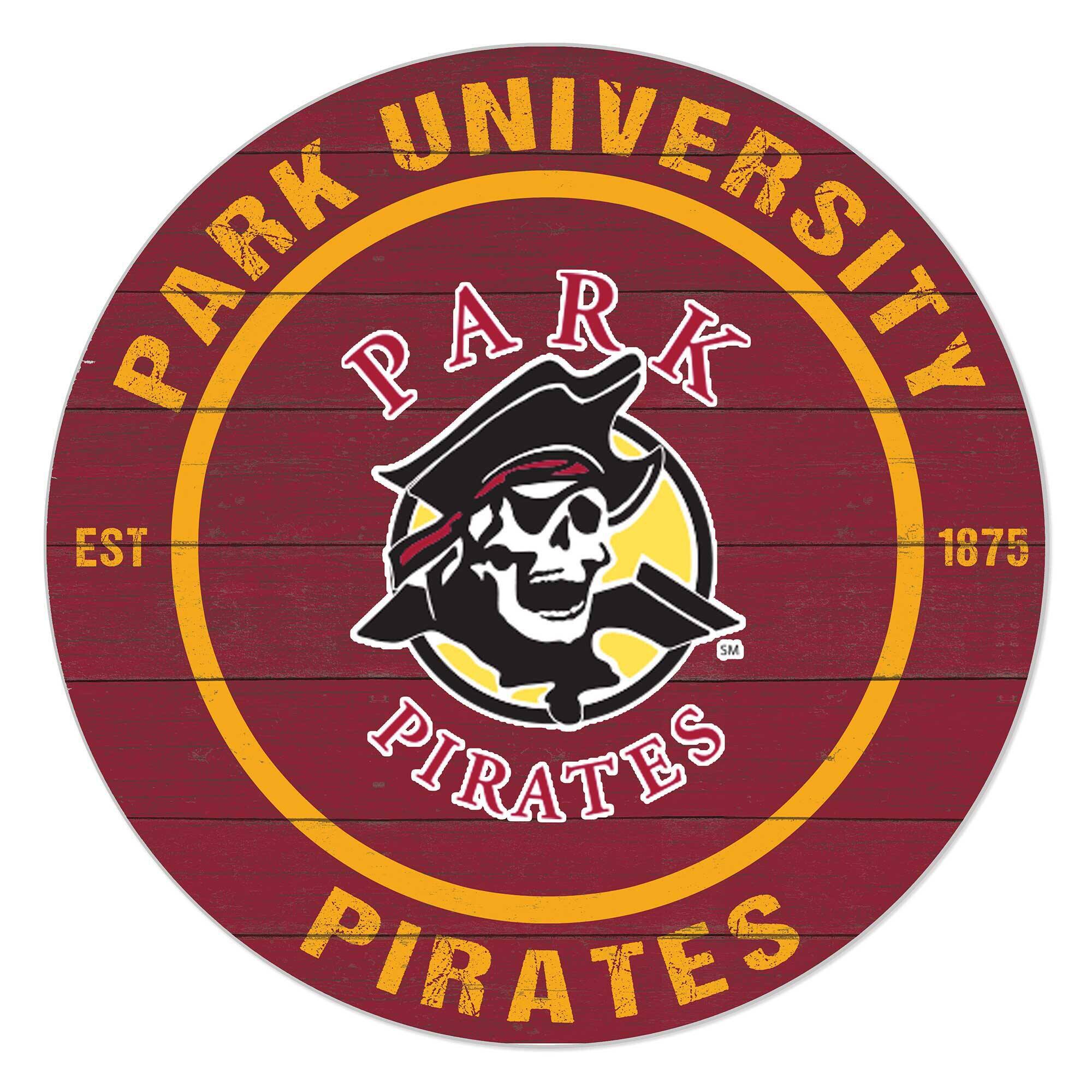 Park Pirates 20'' x 20'' Indoor/Outdoor Team Color Circle Sign