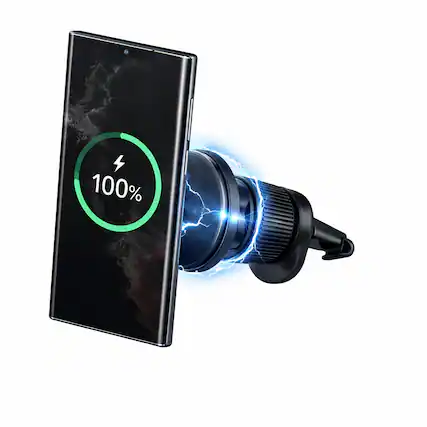 Front. Vena - Air Vent Car Mount Phone Holder MagSafe Compatible with Magnetic Ring Adapter for Mobile Phones - Multicolored.