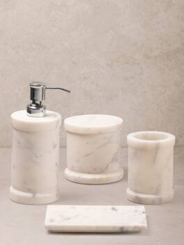 GAURI KOHLI - Duval Bath Accessories - Shades of white