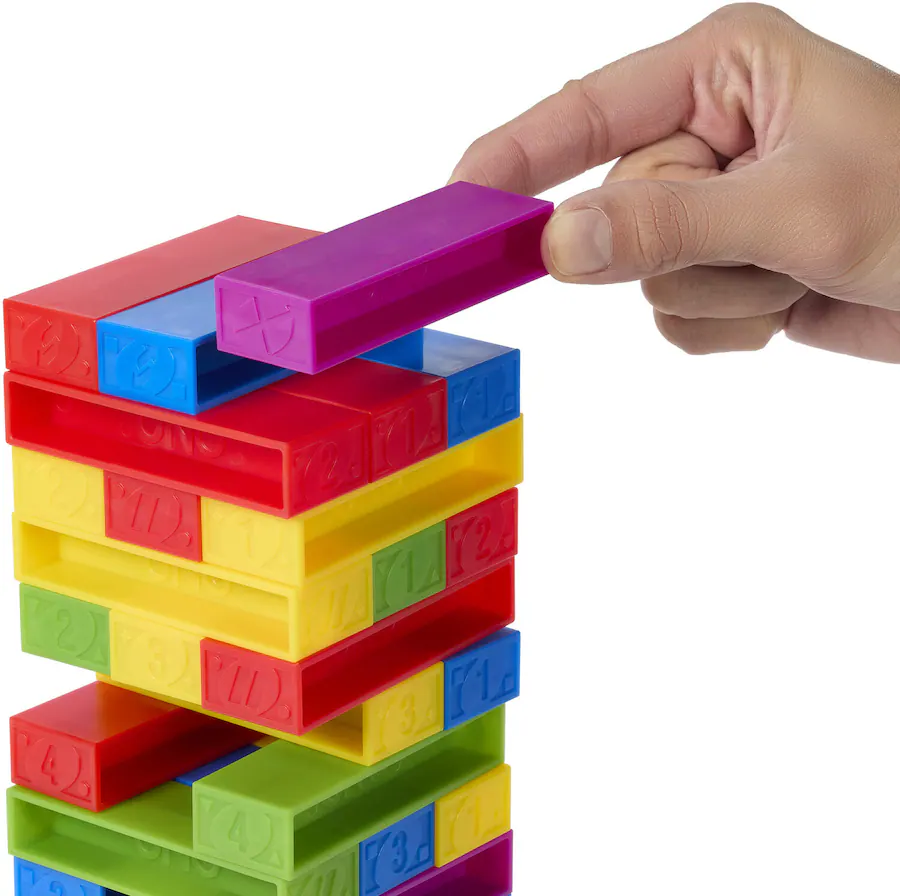 Mattel Games Uno Stacko Game Collectibles Multicolor 194735322428 ...