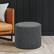 Angle. Lifestyle Solutions - Birman Ottoman - Gray.