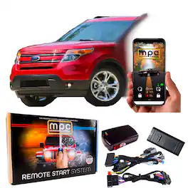MPC - Smartphone or OEM Remote Activated Start For 2011-2015 Ford Explorer-w/T-Harness - Black