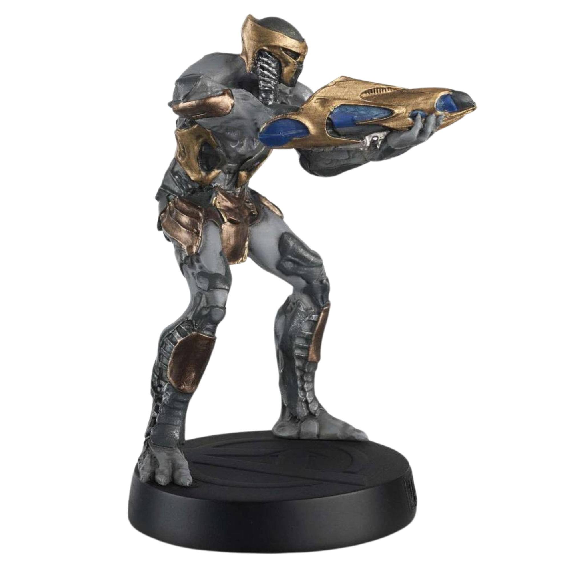 Alt View 5. Marvel - Eaglemoss Marvel Movie Collection 1:16 Figurine | Chitauri Warrior - Grey.