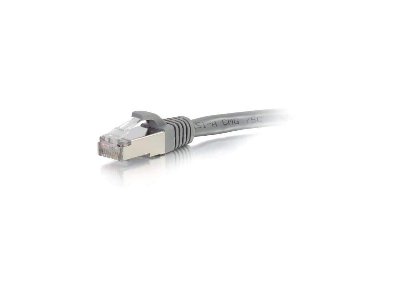 Cables to Go - C2G 00643 6FT CAT6A SNAGLESS SHIELDED (STP) ETHERNET NETWORK PATCH CABLE - GRAY