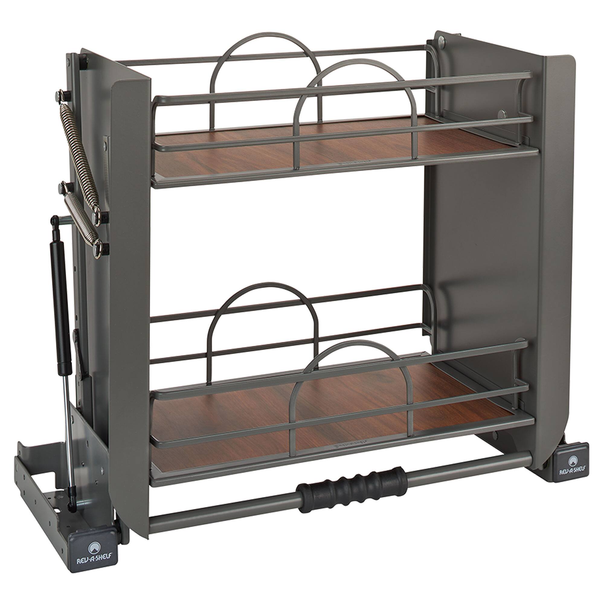 Rev-A-Shelf - 24" Kitchen Pulldown Wall Cabinet Shelf System, Gray, 5PD-24FOG - Orion Gray