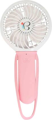 BuggyGear - 3-Speed Turbo Fan and Flashlight - Pink/White