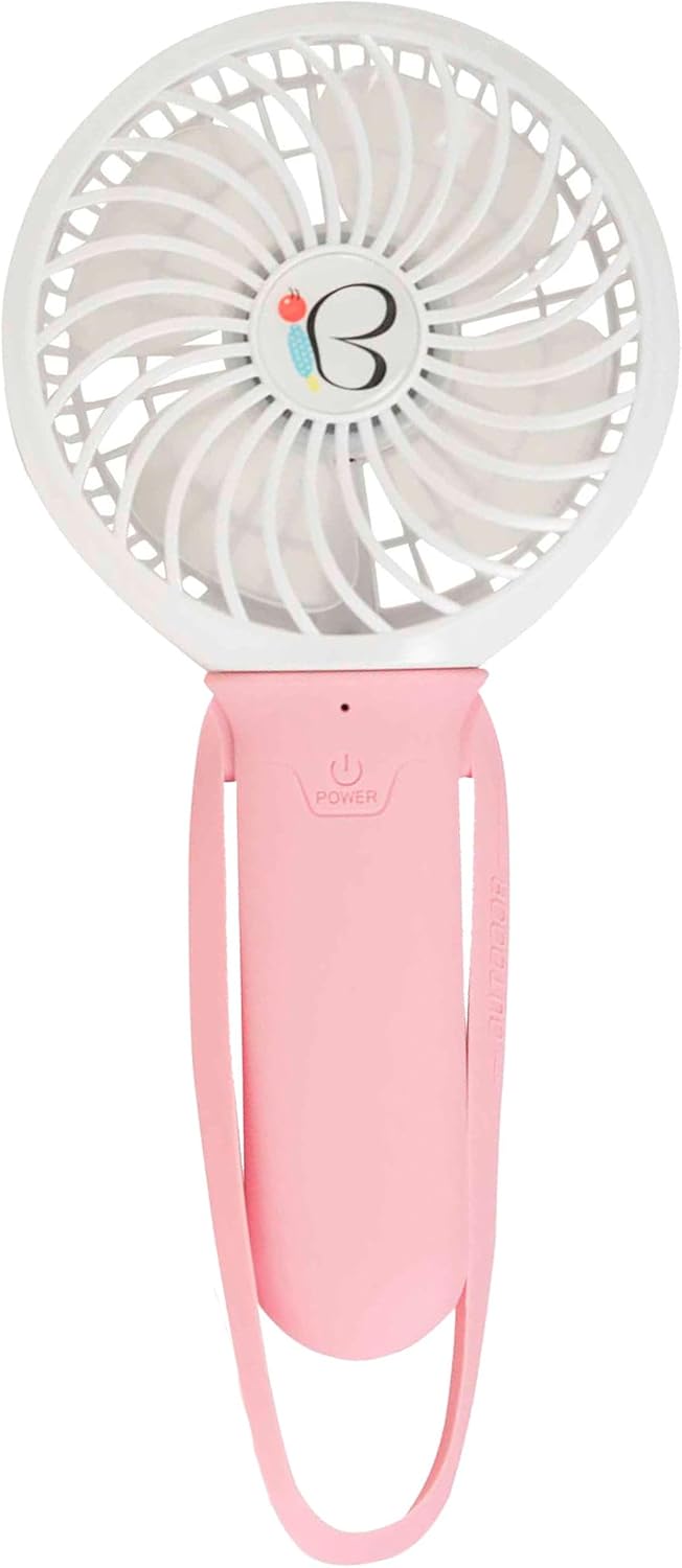 Front. BuggyGear - 3-Speed Turbo Fan and Flashlight - Pink/White.