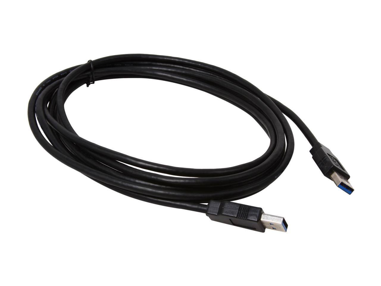 Alt View 1. Nippon Labs - Nippon Labs 10 ft USB3-10MM-BK 10ft Black Cable 10 feet.