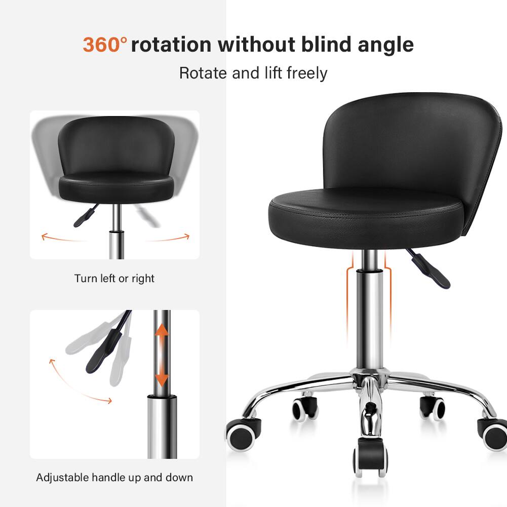 360° rotation without blind angle  
Rotate and lift freely  

Turn left or right  

Adjustable handle up and down