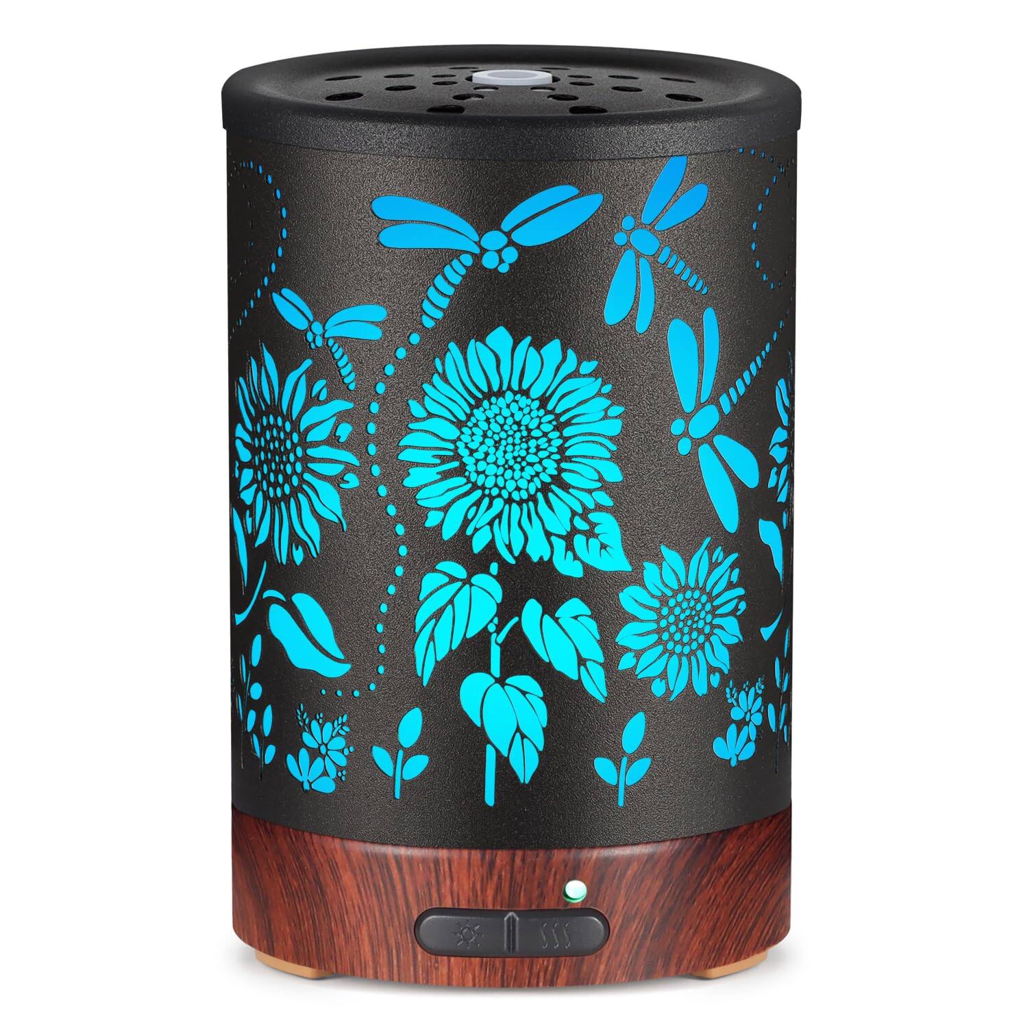 Front. Stylel Star - Diffuser with Cool Mist, LED Lights, Auto Shut-off - Oils Birthday Women.