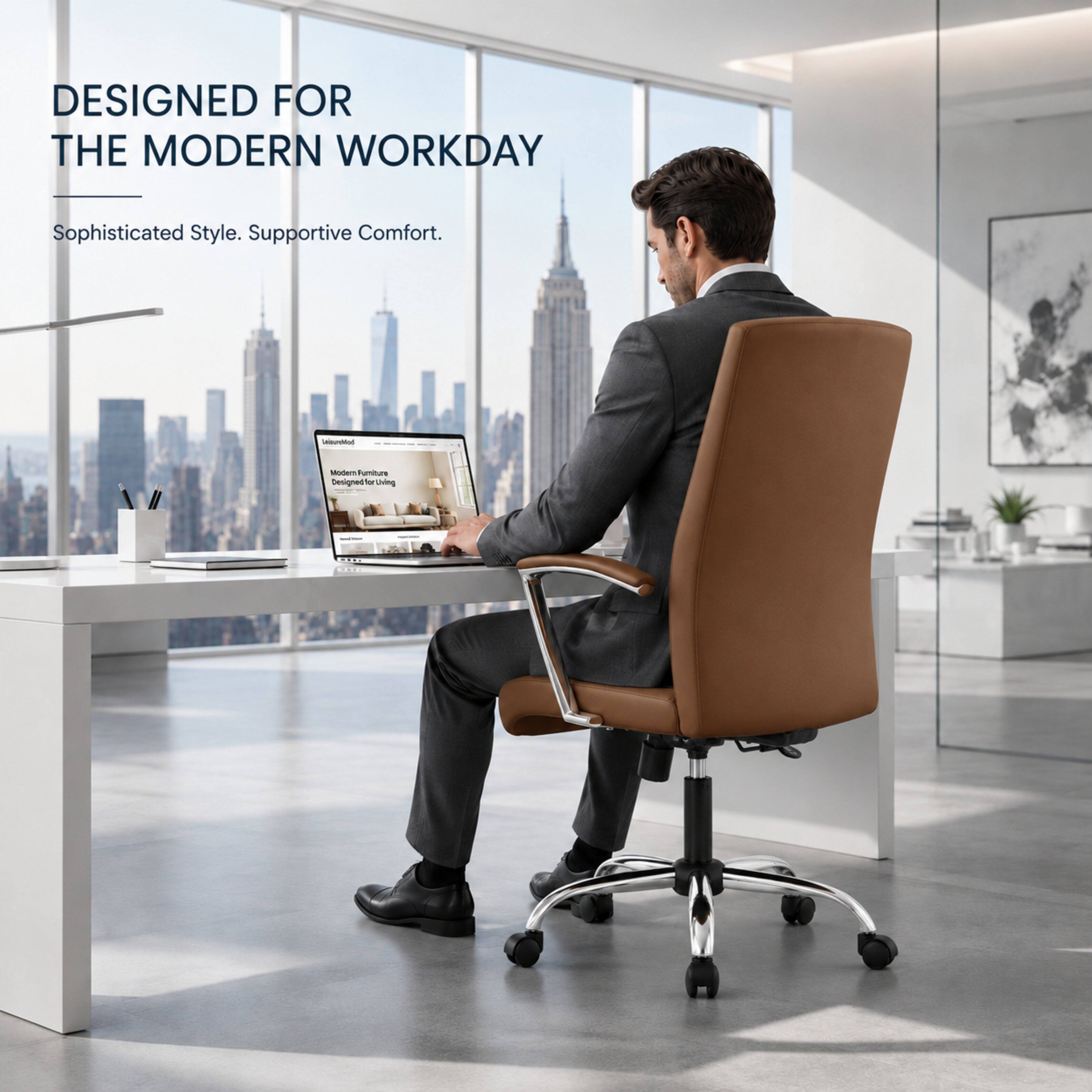 DESIGNED FOR THE MODERN WORKDAY  
Sophisticated Style. Supportive Comfort.  
Modern Furniture Designed for Living