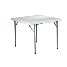 FurniFact - Light Grey, Folding Table - Light Gray