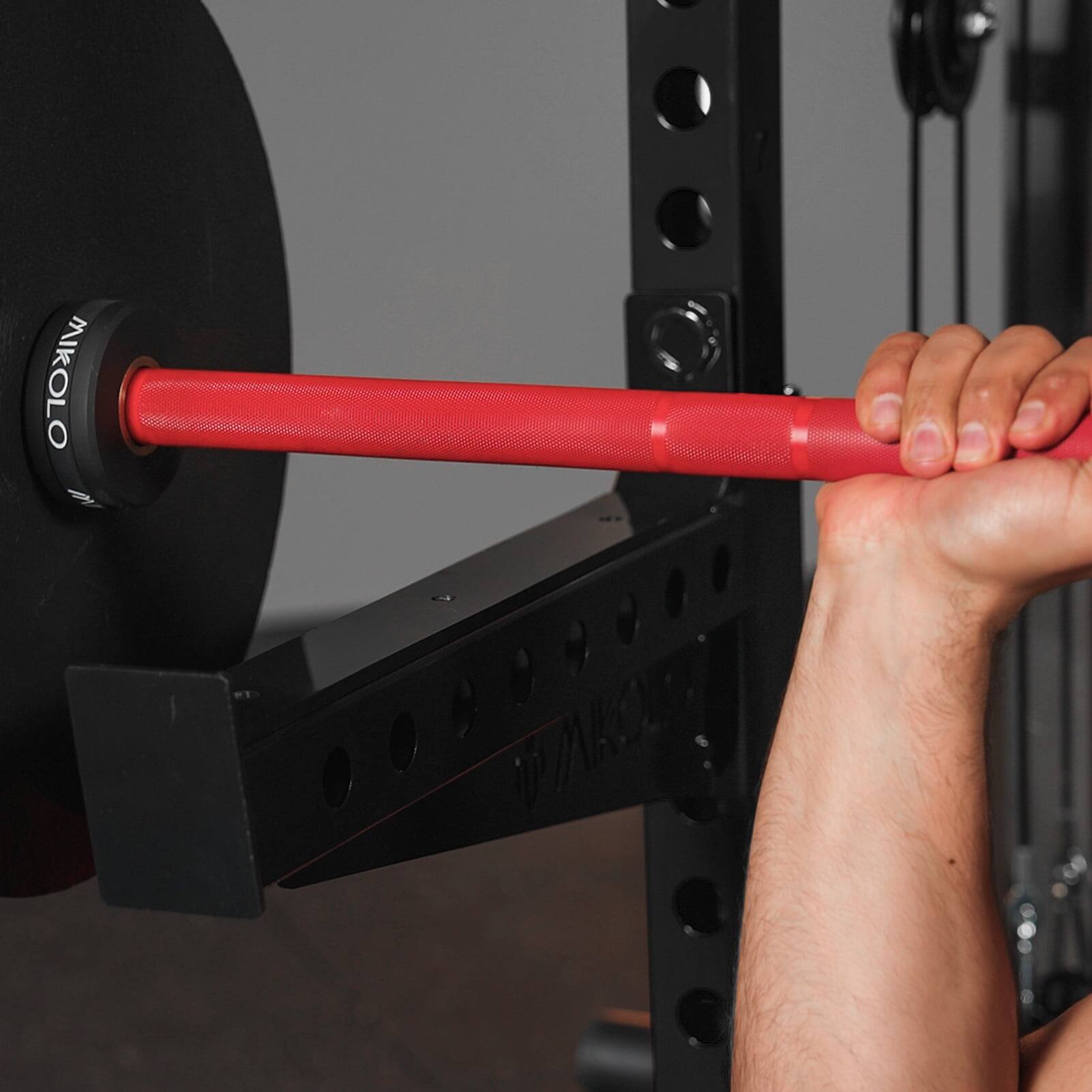 Alt View 4. Mikolo - Mikolo Power Rack Cage, Weight Rack,Multi-Function Squat Rack with J Hooks,Dip Bars and Landmine - Black.