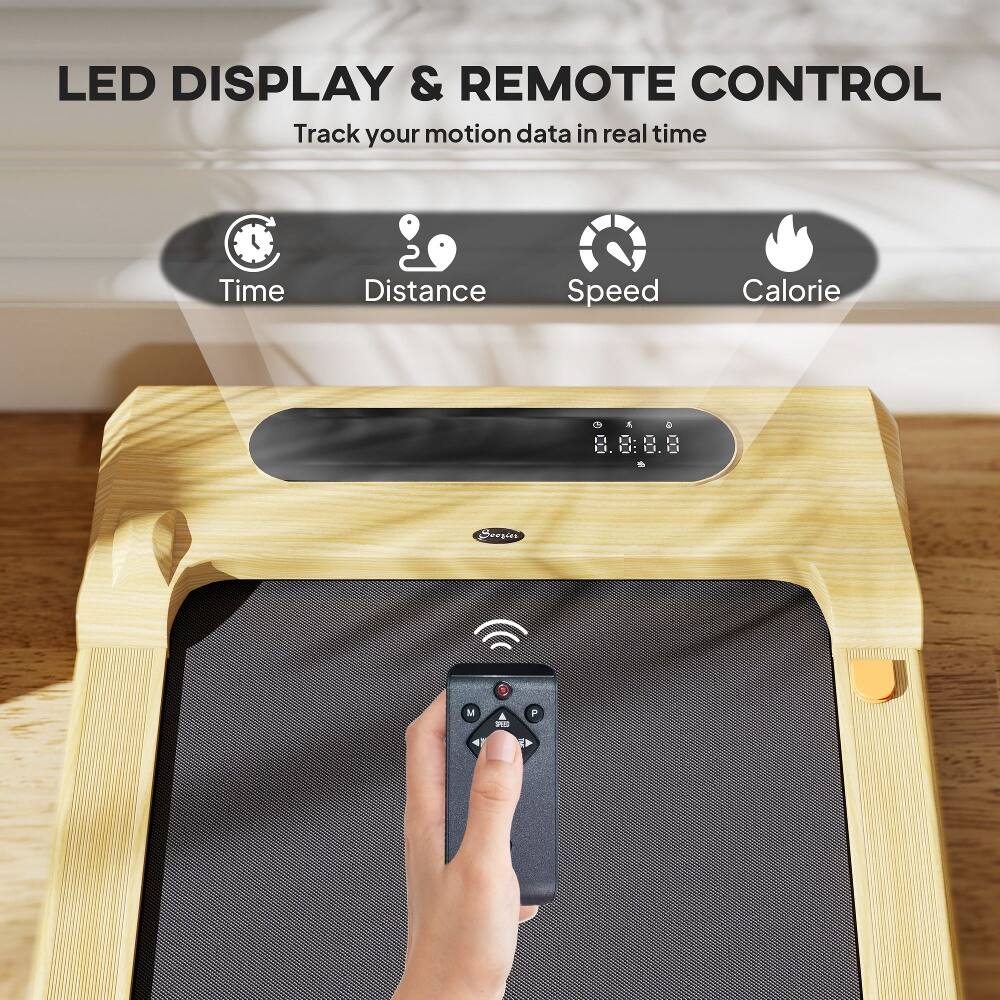 LED DISPLAY & REMOTE CONTROL  
Track your motion data in real time  
Time Distance Speed Calorie  
8.8:8.8