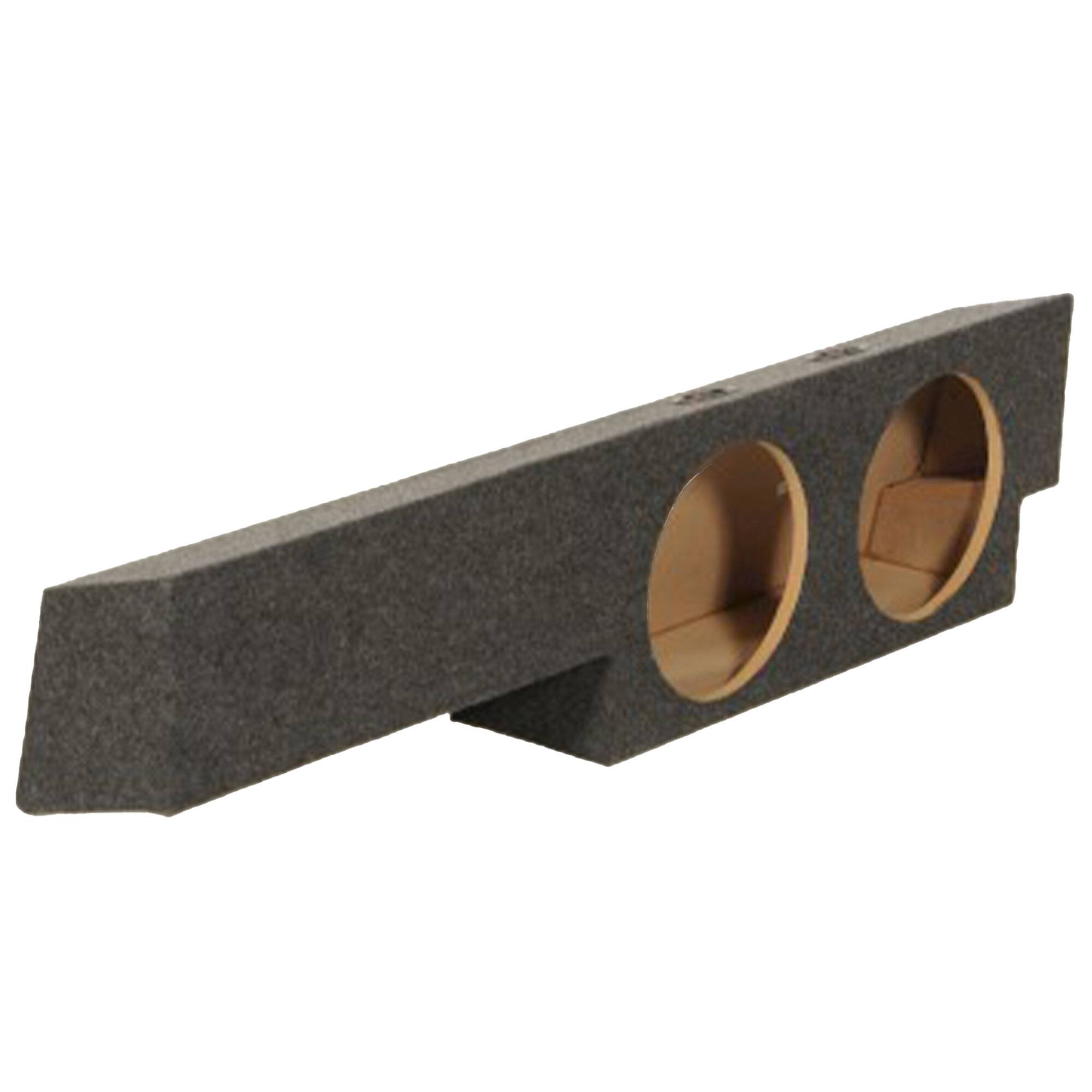 Alt View 2. QPower - Q Power 10” Dual Subwoofer Enclosure for 2000-2003 Ford F-150 SuperCrew Trucks - Charcoal Grey.