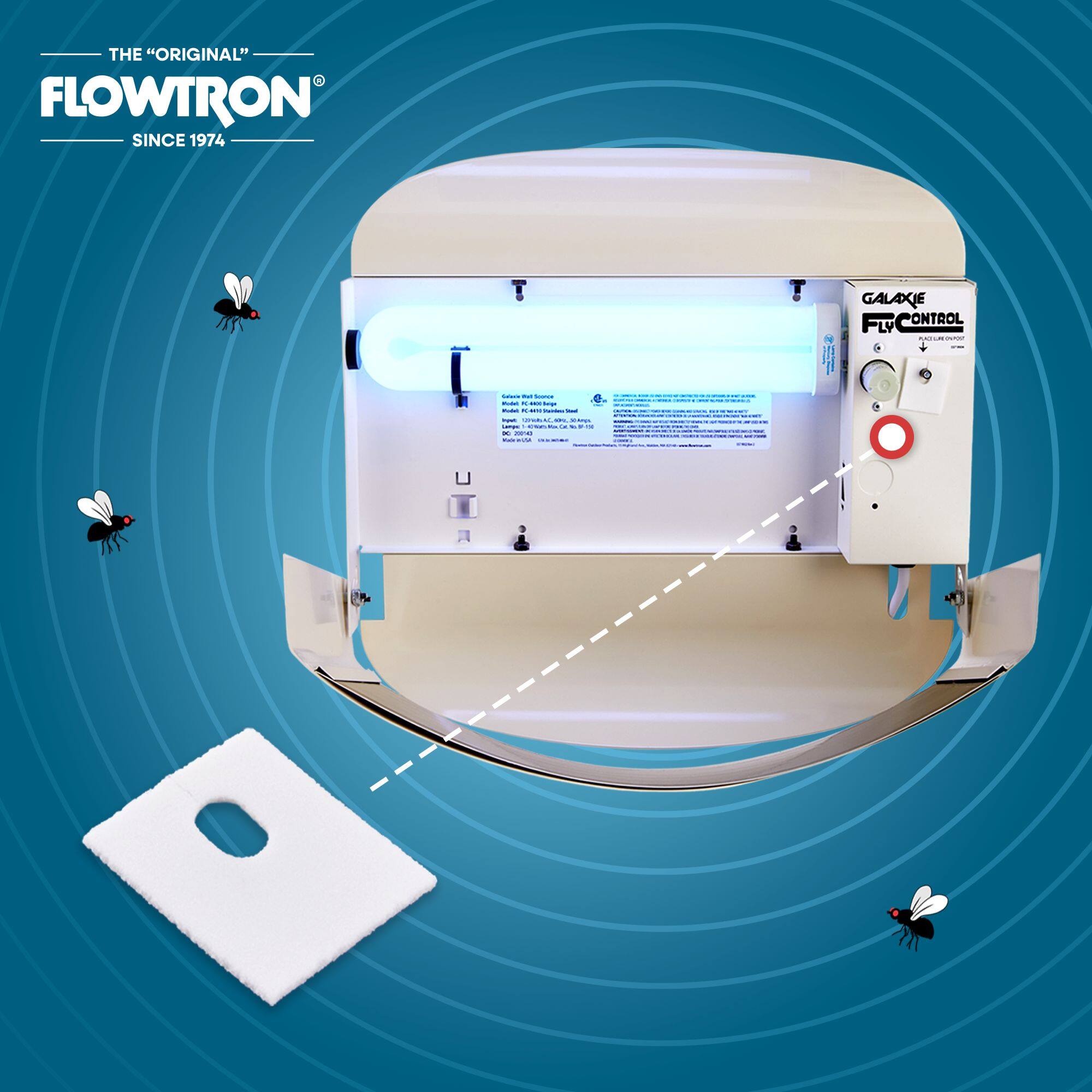 THE "ORIGINAL" FLOWTRON SINCE 1974  
GALAXIE FLY CONTROL