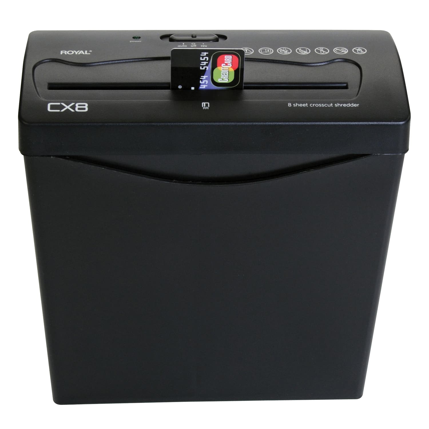 Royal 89341p Cx8 8 sheet Crosscut Shredder With Basket 89341P