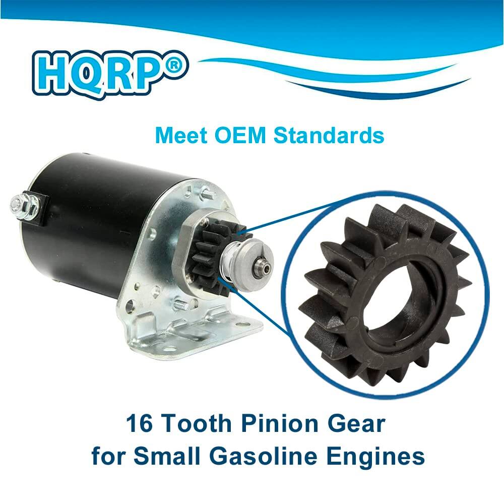HQRP® Meet OEM Standards  
16 Tooth Pinion Gear for Small Gasoline Engines