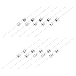 Unique Bargains - 1A 250V Glass Fuse 5x20mm Time Delay Fuse with Lead Wire UL Listed Slow Blow Fuse for Home Appliances 10pcs